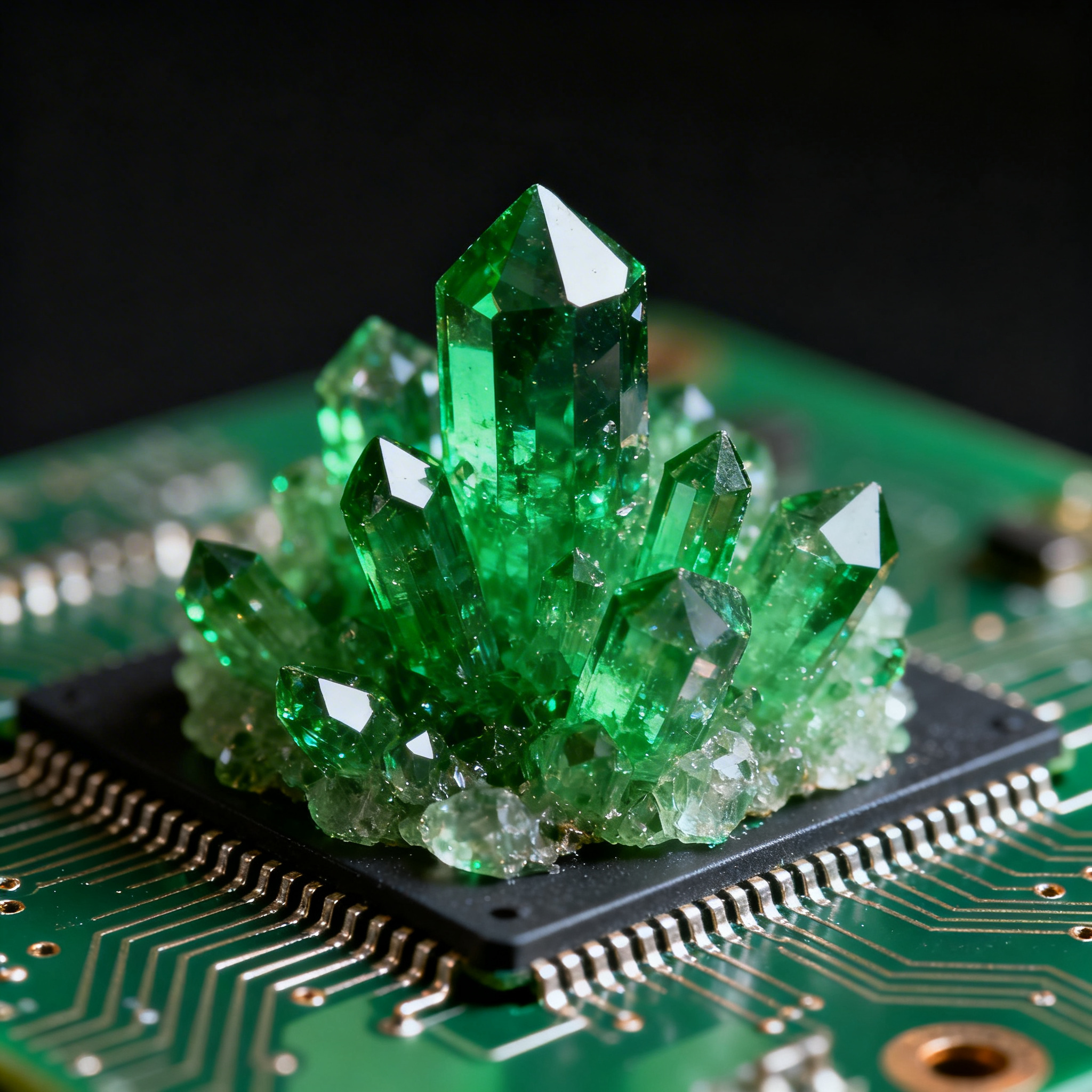 Crystal Growing from Circuit